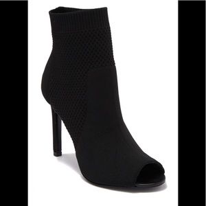 Charles David
Women's Black Knit Peep Toe Sock Bootie